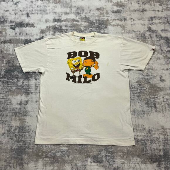 Authentic Bape x SpongeBob 2008 Tee L - Picture 1 of 8